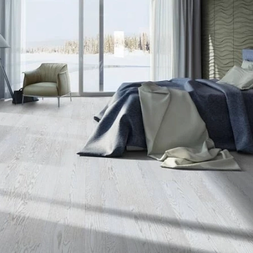 ДУБ СНЕЖНЫЙ БРАШ ПАРКЕТНАЯ ДОСКА TARKETT RUMBA